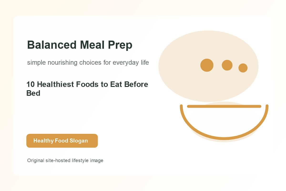 10 Healthiest Foods to Eat Before Bed lifestyle image 2