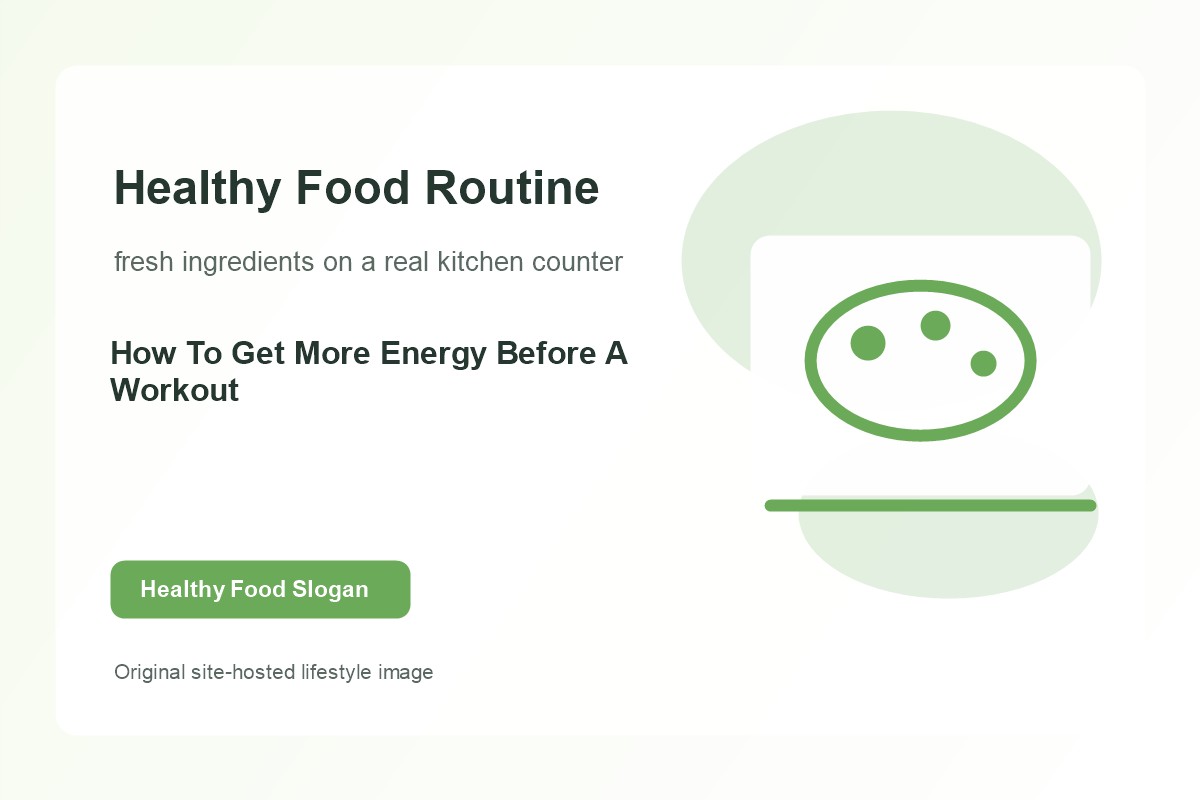 How To Get More Energy Before A Workout lifestyle image 1