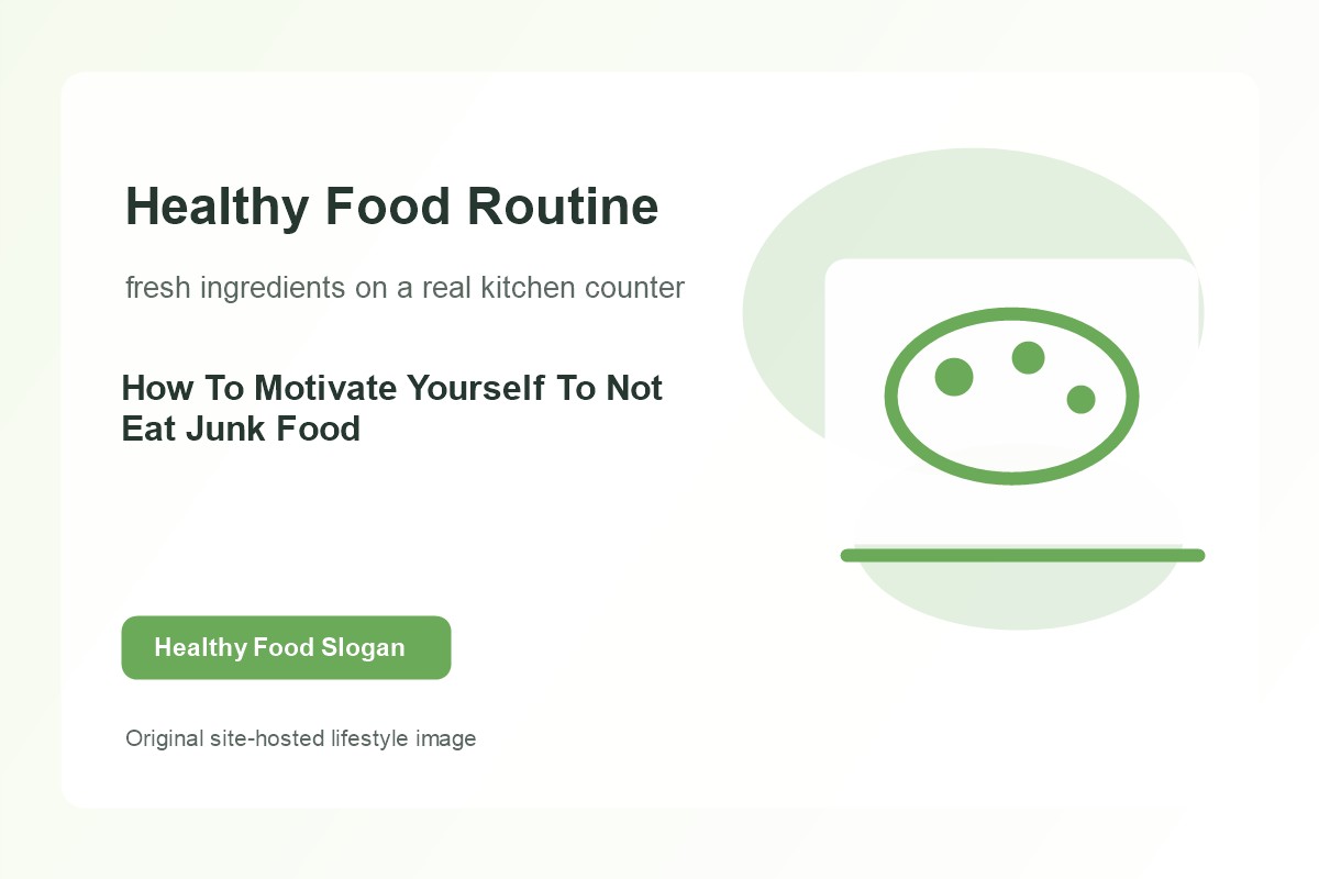 How To Motivate Yourself To Not Eat Junk Food lifestyle image 1