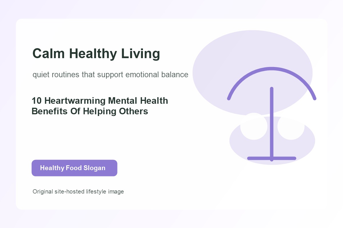 10 Heartwarming Mental Health Benefits Of Helping Others lifestyle image 1