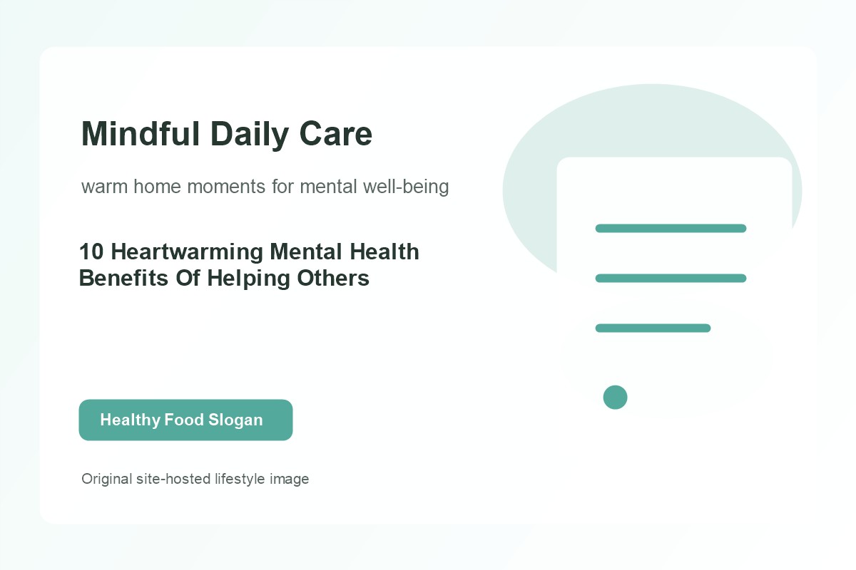 10 Heartwarming Mental Health Benefits Of Helping Others lifestyle image 2