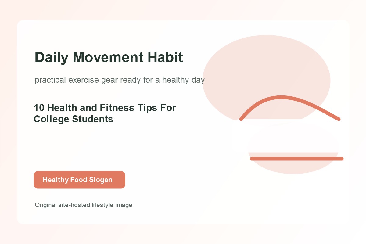 10 Health and Fitness Tips For College Students lifestyle image 2