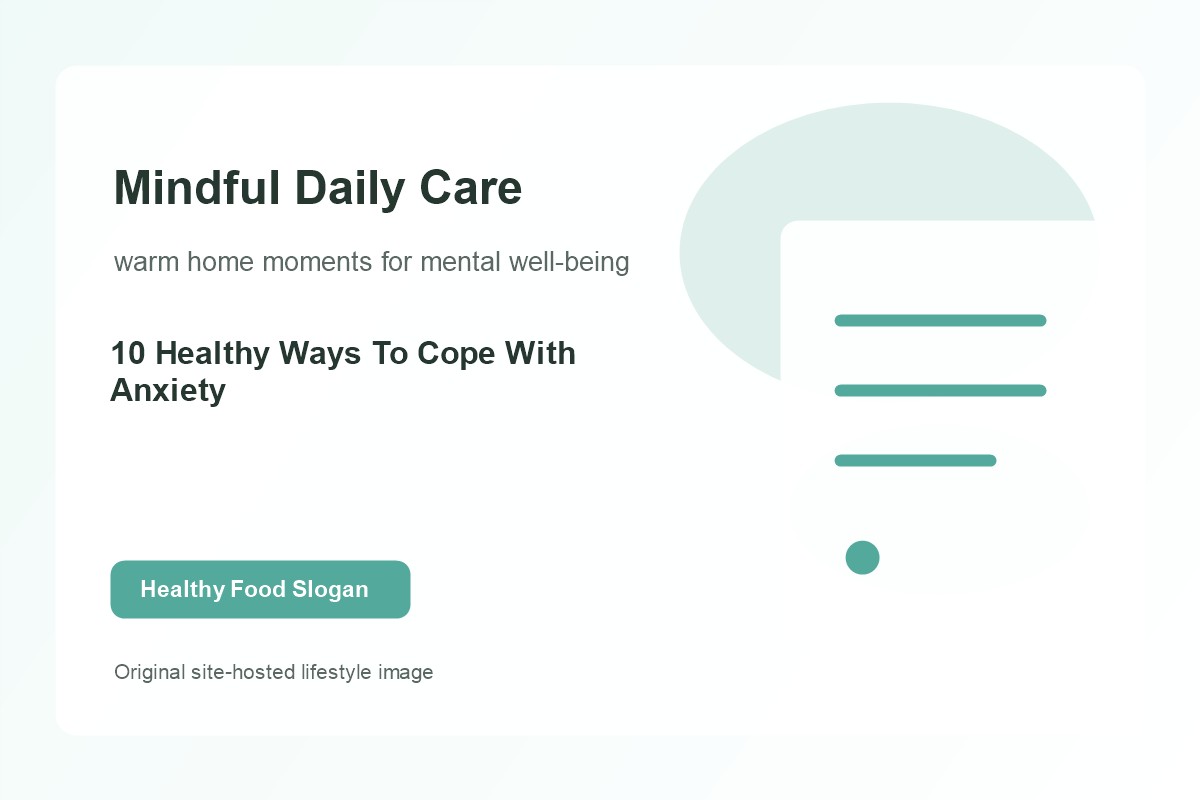 10 Healthy Ways To Cope With Anxiety lifestyle image 2