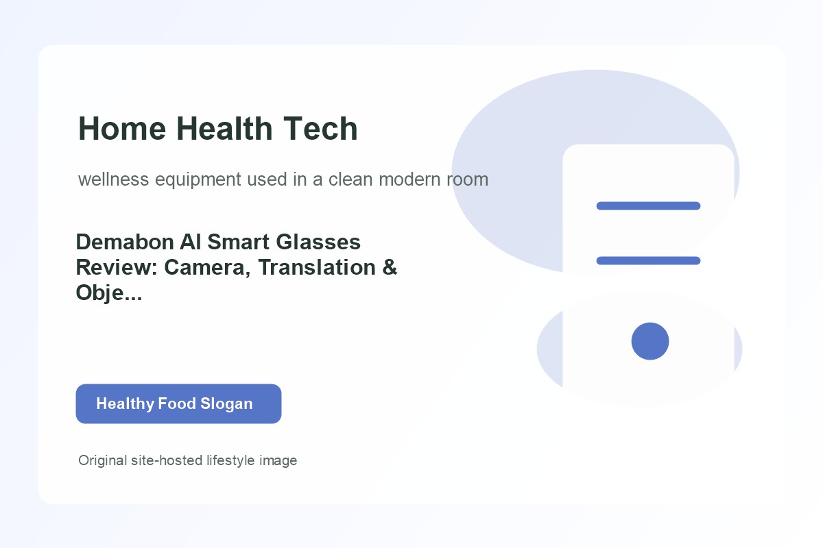 Demabon AI Smart Glasses Review: Camera, Translation & Object Recognition in 2026 lifestyle image 1