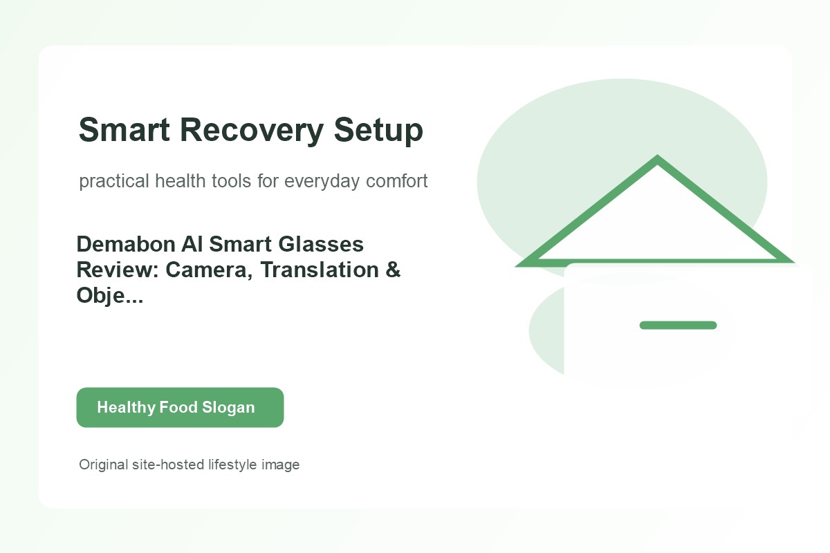 Demabon AI Smart Glasses Review: Camera, Translation & Object Recognition in 2026 lifestyle image 2