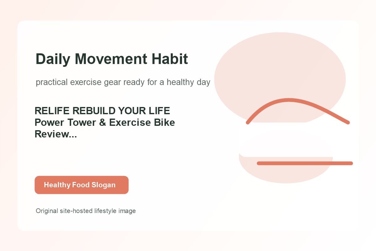 RELIFE REBUILD YOUR LIFE Power Tower & Exercise Bike Review: Home Gym Duo for Strength and Cardio in 2026 lifestyle image 2