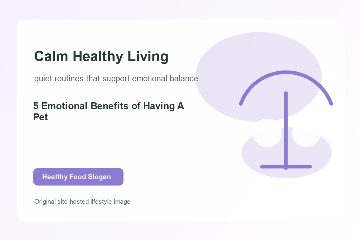5 Emotional Benefits of Having A Pet lifestyle image 1