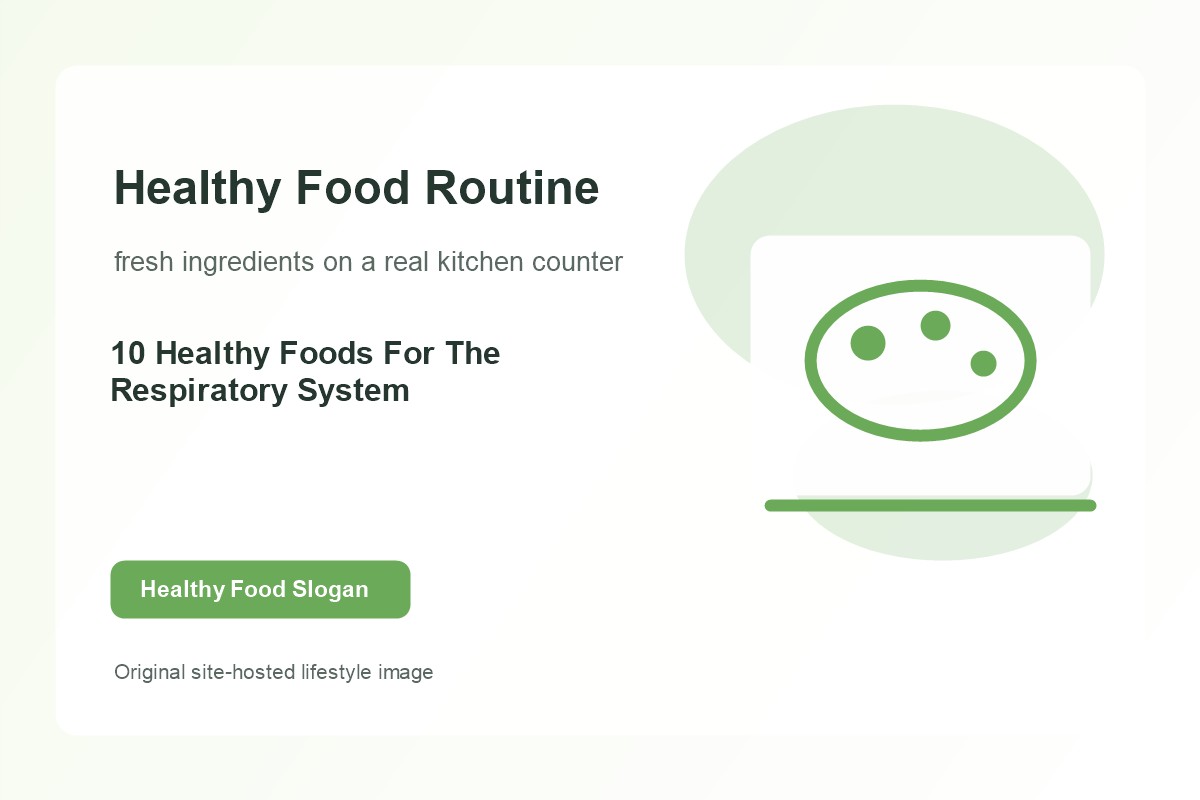10 Healthy Foods For The Respiratory System lifestyle image 1